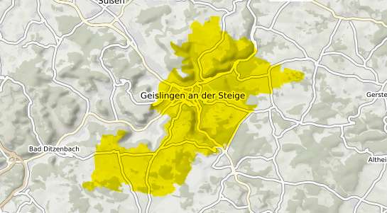 Immobilienpreisekarte Geislingen an der Steige